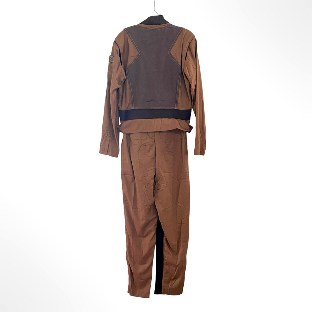 Men's Brown Lightweight Utility Jumpsuit in XL NWOT - Picture 3 of 11
